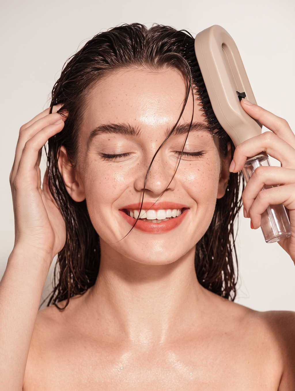 OROCATA Mist & Style Travel Brush